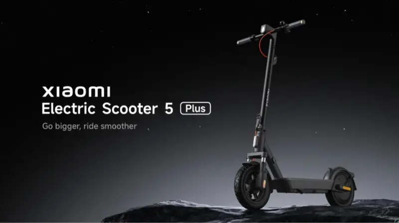 Xiaomi презентувала електросамокат Electric Scooter 5 Plus із запасом ходу до 60 км